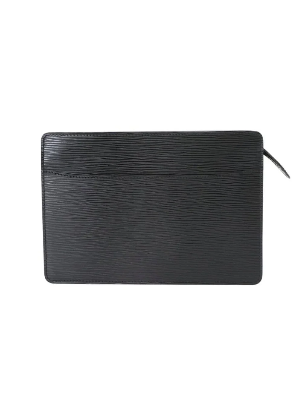 Louis Vuitton Epi Pochette Homme Clutch Leather Noir